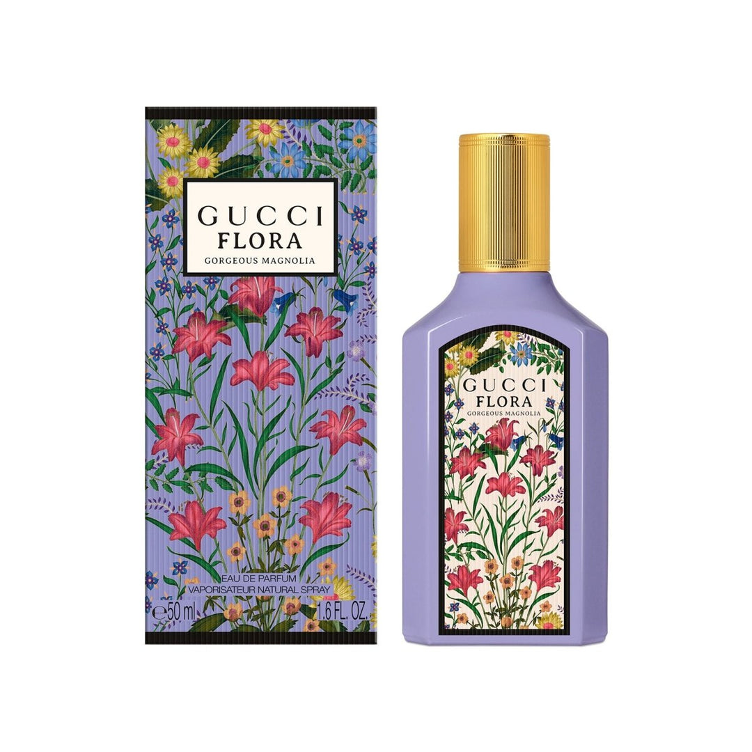 Gucci Flora Gorgeous Magnolia Eau De Parfum Spray 50ml - Fragrance London