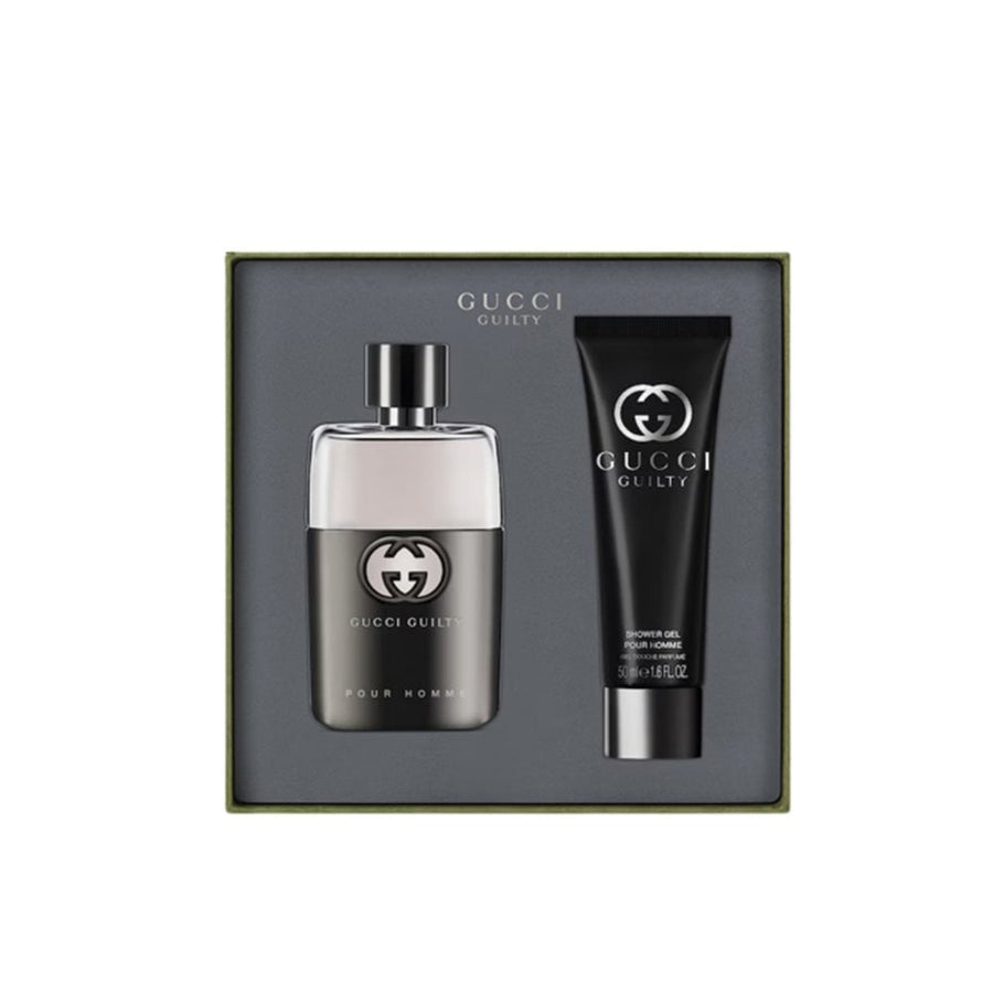 Gucci Guilty Men Gift Set (Eau De Toilette Spray 50ml + Shower Gel 50ml) - Fragrance London