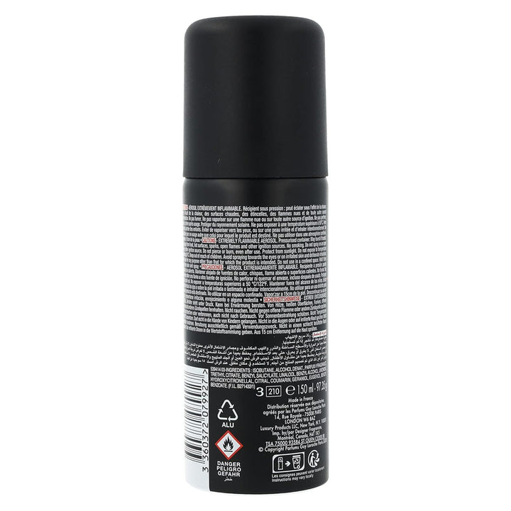 Guy Laroche Drakkar Noir Men Deodorant Spray 150ml - Fragrance London