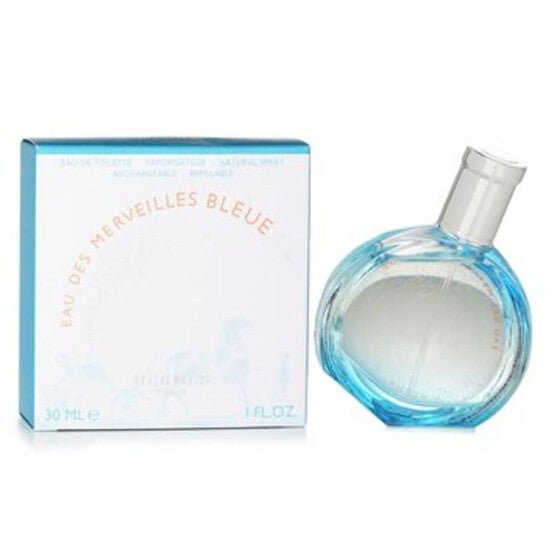 Hermes Eau des Merveilles Bleue Eau De Toilette Spray Refillable 30ml - Fragrance London
