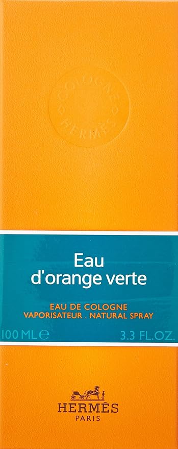 Hermes Eau d'Orange Verte Eau De Cologne Spray 100ml - Fragrance London