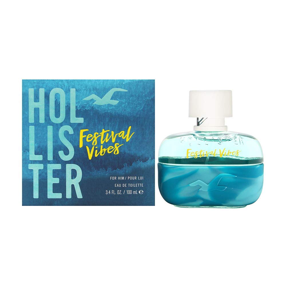 Hollister Festival Vibes For Him Eau De Toilette Spray 100ml - Fragrance London