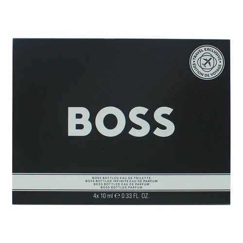 Hugo Boss Mini Set (Eau De Toilette Infinite 10ml + Parfum 10ml + Eau De parfum 2 x 10ml) - Fragrance London