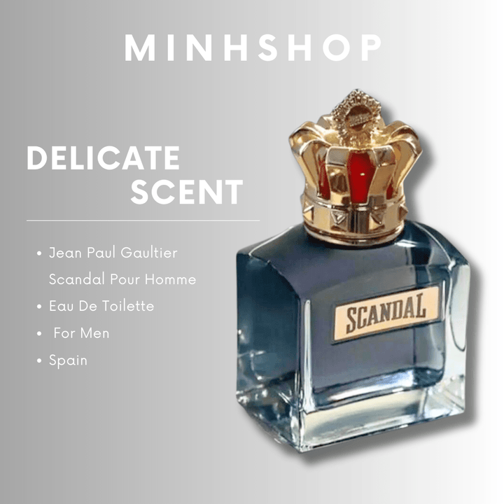Jean Paul Gaultier Scandal Homme Refillable Eau De Toilette Spray 100ml - Fragrance London