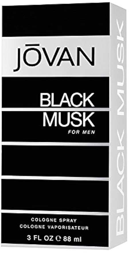 Jovan Black Musk Cologne Spray 88ml - Fragrance London