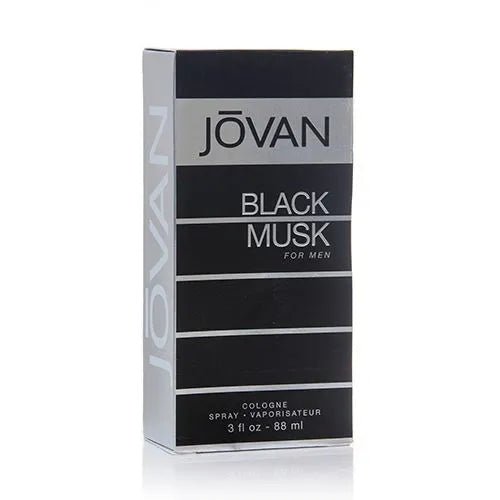 Jovan Black Musk Cologne Spray 88ml - Fragrance London