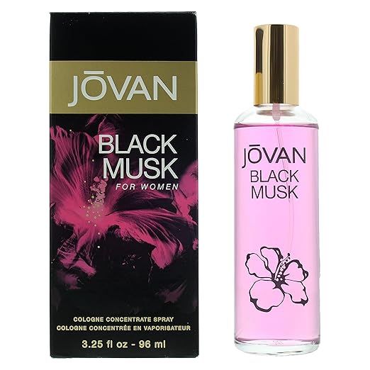 Jovan Black Musk for Women Cologne Spray 96ml - Fragrance London
