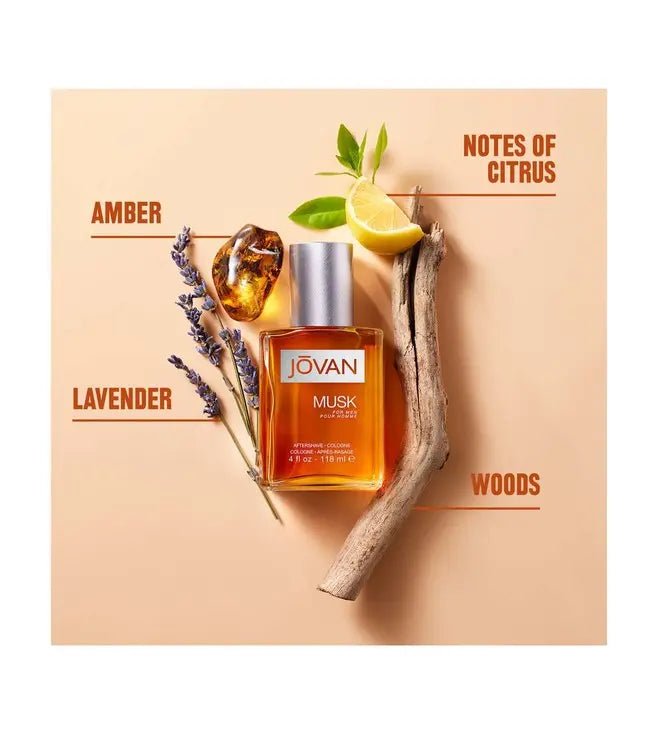Jovan Musk Aftershave 236ml - Fragrance London
