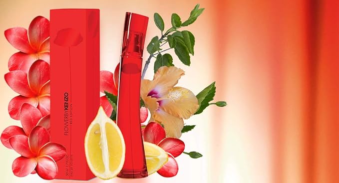 Kenzo Flower By Kenzo Red Eau De Toilette Spray 50ml - Fragrance London