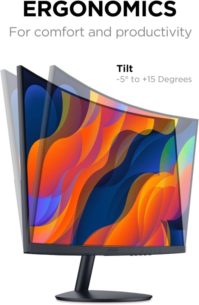 KOORUI 24" Curved Monitor 100Hz FHD 1500R HDMI/VGA – 24N5CA - Fragrance London