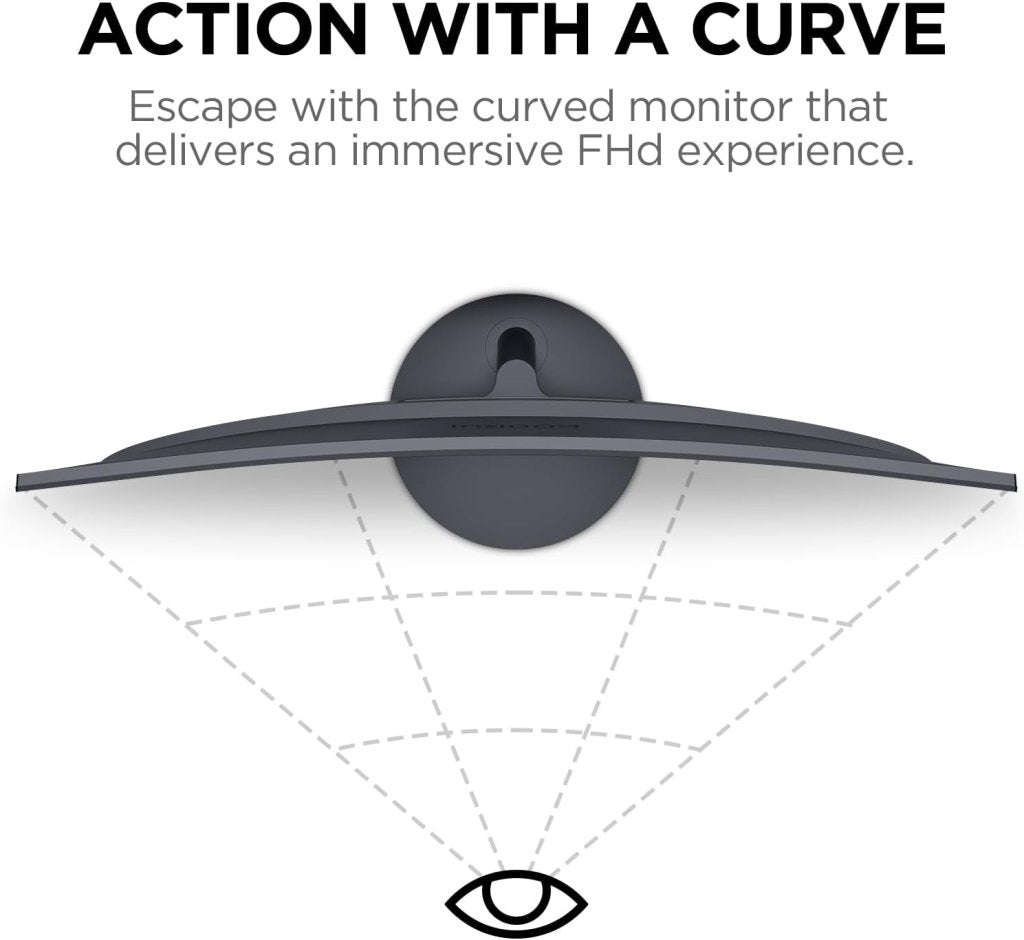 KOORUI 24" Curved Monitor 100Hz FHD 1500R HDMI/VGA – 24N5CA - Fragrance London