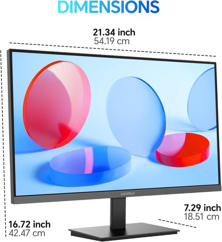 KOORUI 24" Gaming Monitor 100Hz FHD VA HDMI/VGA – E2412F - Fragrance London