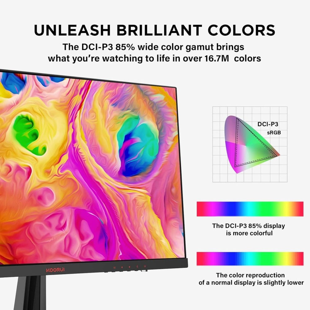 KOORUI 24 Inch Gaming Monitor 165Hz FHD VA 1ms Adaptive Sync – 24E4 - Fragrance London