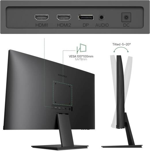 KOORUI 27" 4K UHD Monitor IPS 60Hz HDR10 Adaptive Sync – N07 - Fragrance London