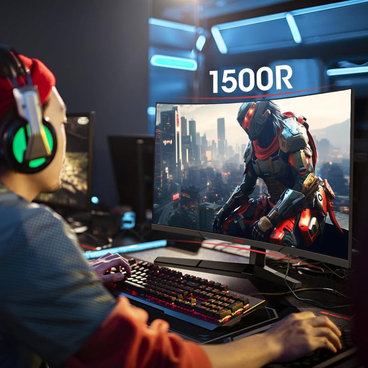 KOORUI 27 Inch Curved Gaming Monitor 180Hz FHD VA 1ms 1500R – 27E6CA - Fragrance London