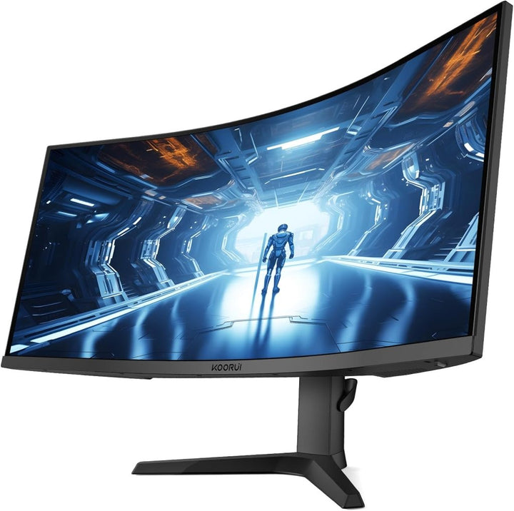 KOORUI 34" UltraWide Curved Gaming Monitor WQHD 165Hz – 34E6UC - Fragrance London