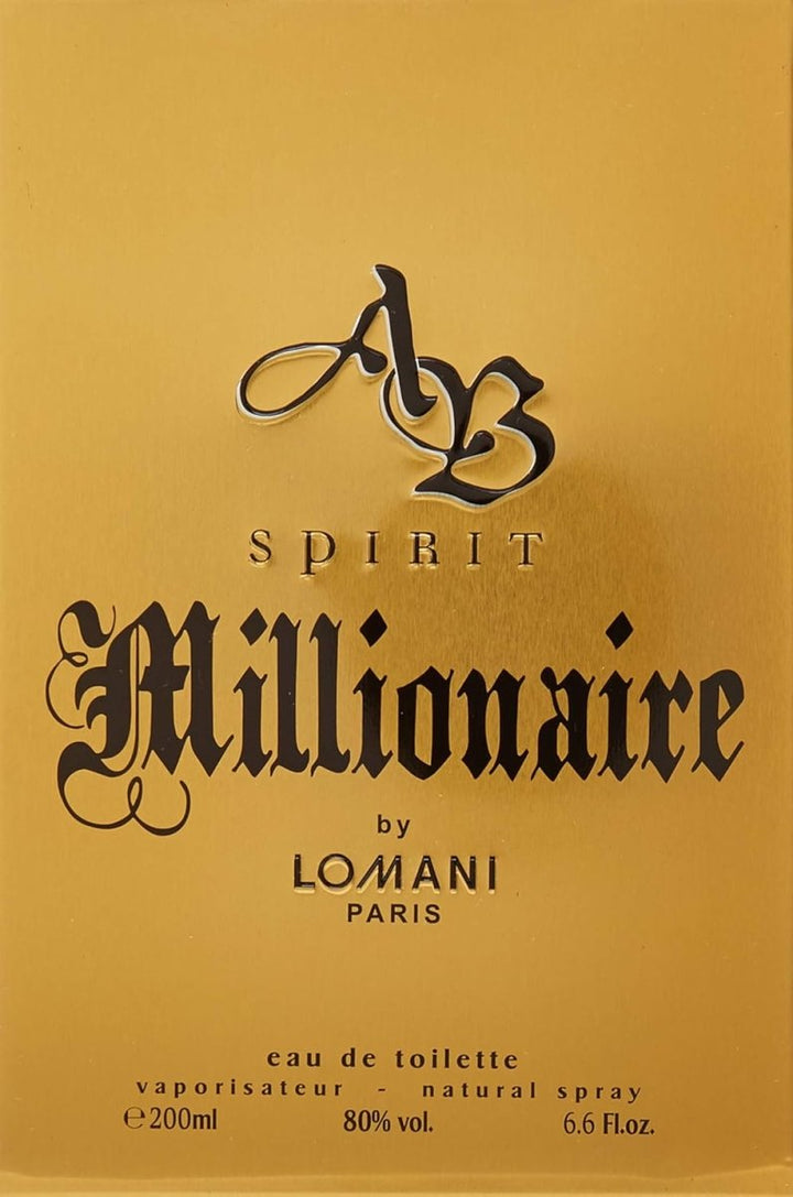Lomani AB Spirit Millionaire Eau de Toilette Spray 200ml - Fragrance London