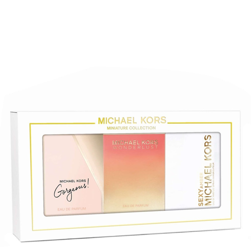 Michael Kors Mini Gift Set (2 x Eau De Parfum Spray 5ml + 1 x Eau De Parfum Spray 4ml) - Fragrance London