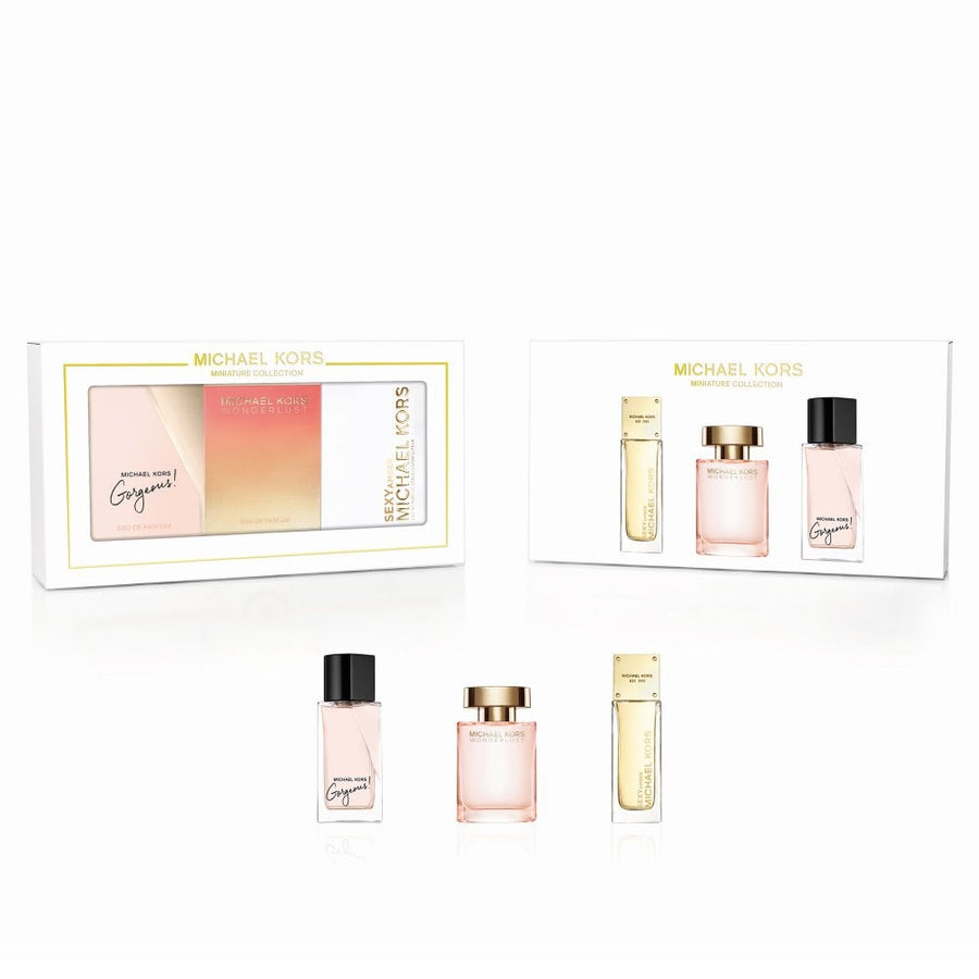 Michael Kors Mini Gift Set (2 x Eau De Parfum Spray 5ml + 1 x Eau De Parfum Spray 4ml) - Fragrance London