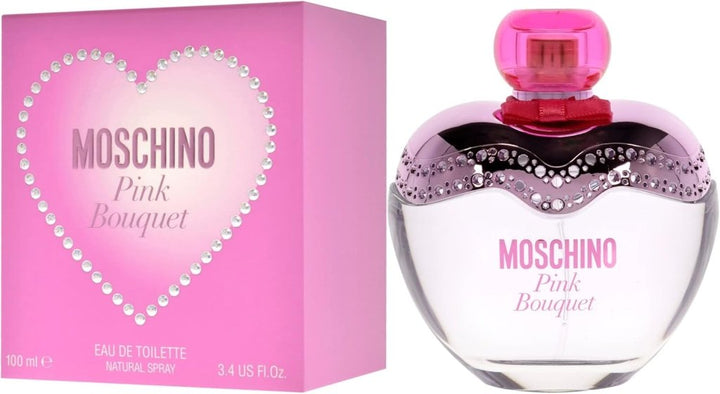 Moschino Pink Bouquet Eau De Toilette Spray 100ml - Fragrance London