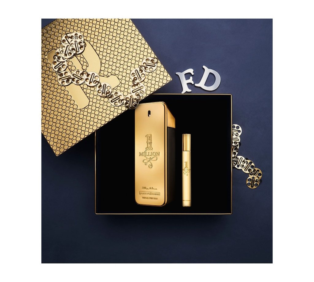 Paco Rabanne 1 Million Gift Set (Eau De Toilette 200ml + Eau De Toilette 10ml) - Fragrance London