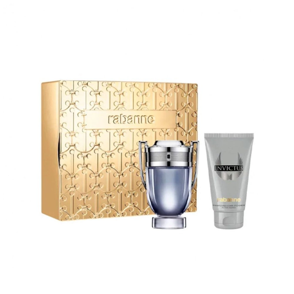 Paco Rabanne Invictus Gift Set (Eau De Toilette 100ml + Shower Gel 100ml) - Fragrance London