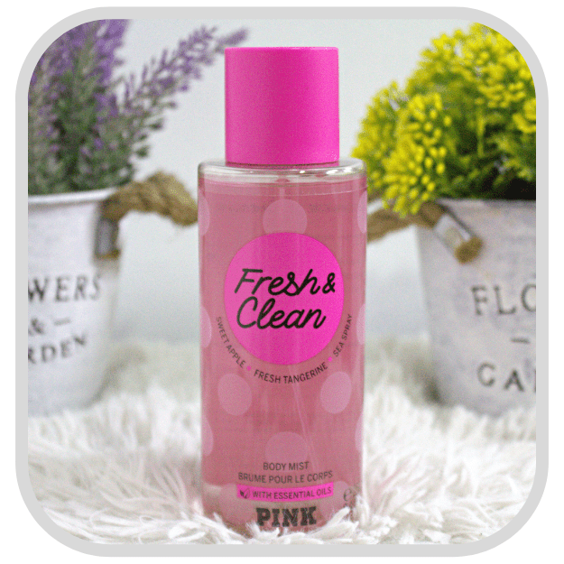 Pink Fresh & Clean Sweet Apple Fresh Tangerine Body Mist 250ml - Fragrance London