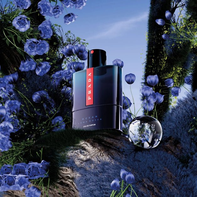 Prada Luna Rossa Ocean Gift Set (Eau De Parfum 100ml + Eau De Parfum 10ml) - Fragrance London