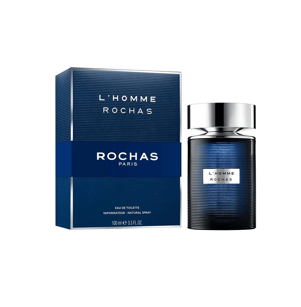 Rochas L'Homme Eau De Toilette Spray 100ml - Fragrance London