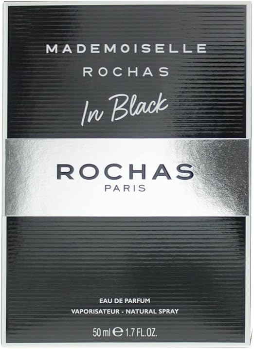 Rochas Mademoiselle Rochas In Black Eau de Parfum Spray 50ml - Fragrance London
