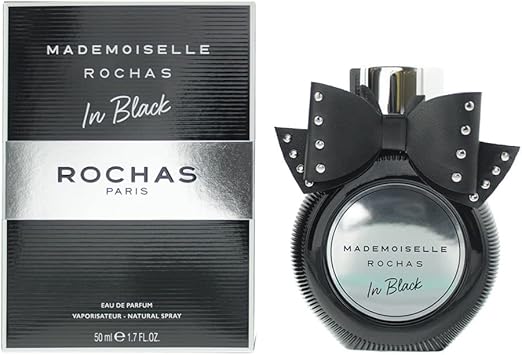 Rochas Mademoiselle Rochas In Black Eau de Parfum Spray 50ml - Fragrance London
