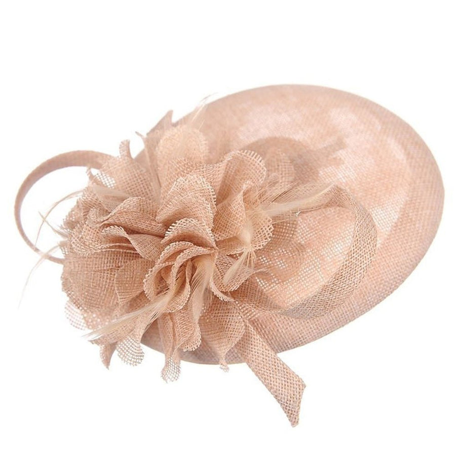 Ruby Rocks Gabella Fascinator - Beige - Fragrance London