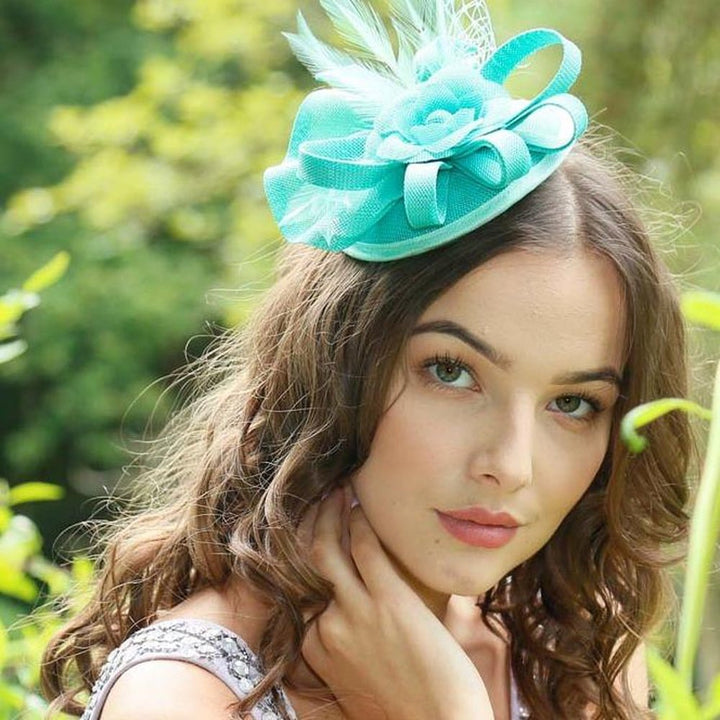 Ruby Rocks Judeen Fascinator - Mint - Fragrance London