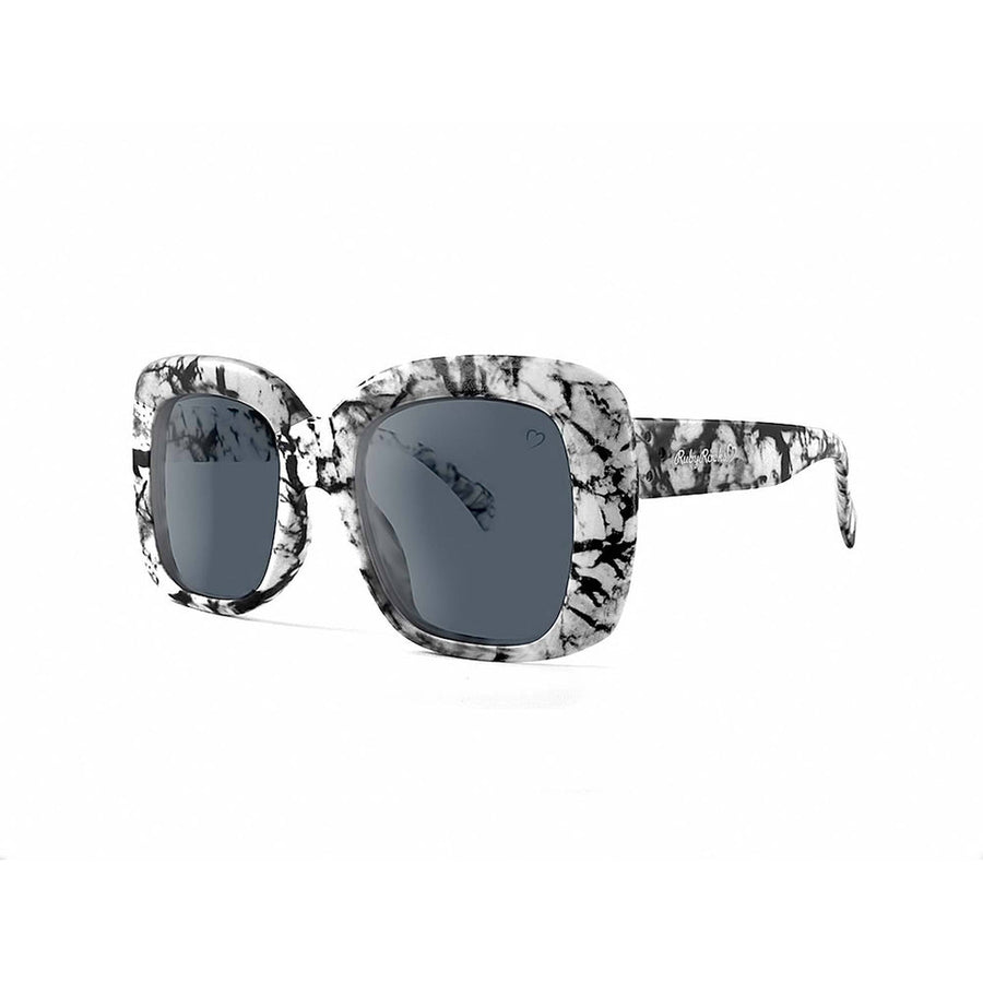 Ruby Rocks Oversized 'Montserrat' Square Sunglasses in Marble RR51 - 2 - Fragrance London