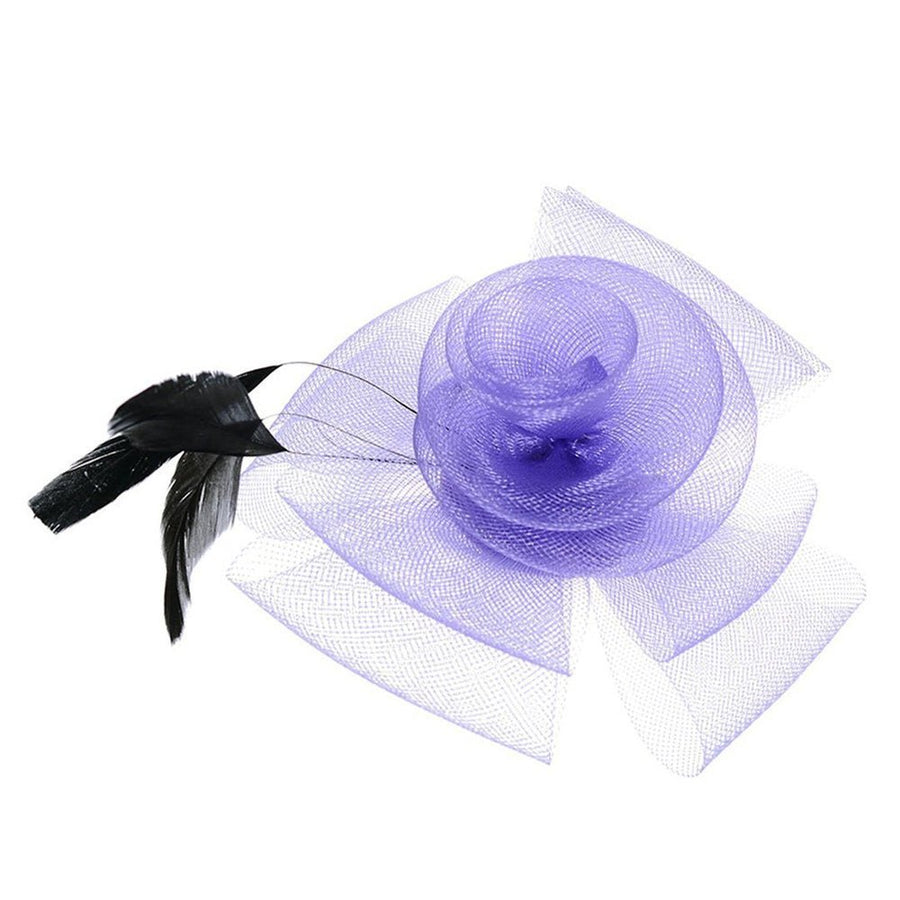 Ruby Rocks Patia Fascinator - Purple - Fragrance London