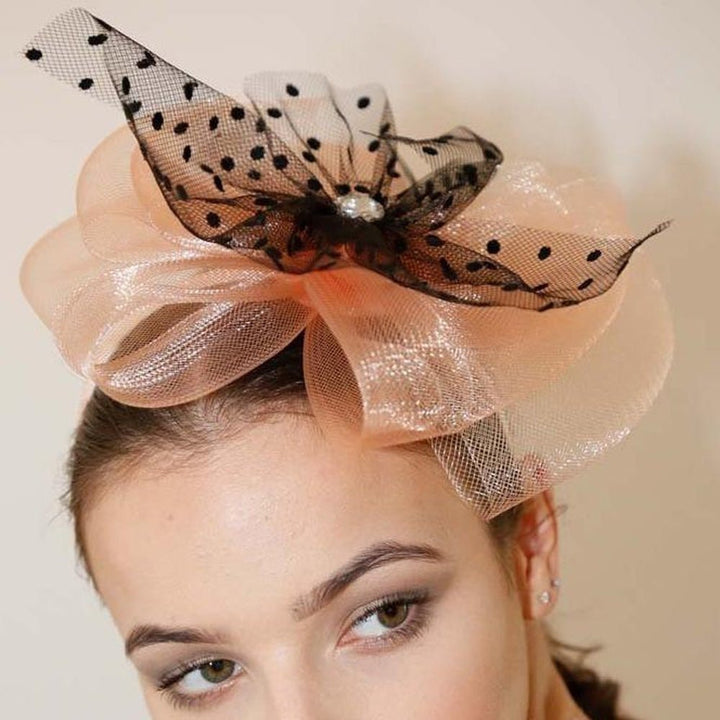 Ruby Rocks Pedra Fascinator - Peach - Fragrance London