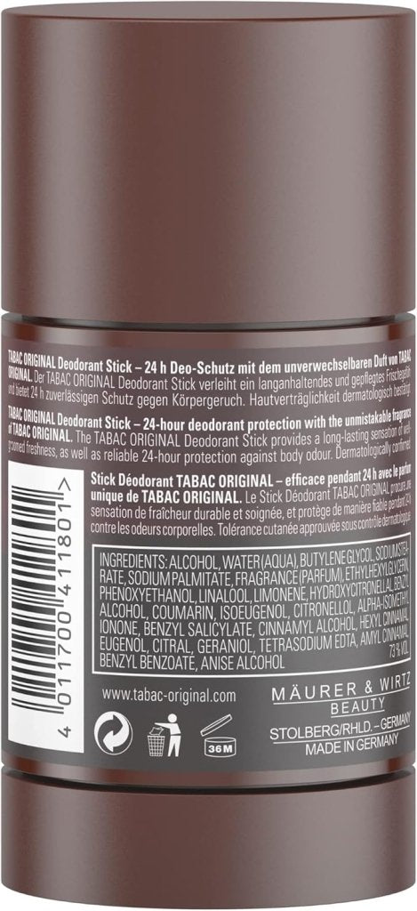 Tabac Original Deodorant Stick 75g - Fragrance London