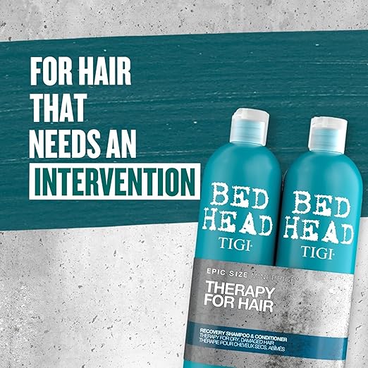 TIGI Bed Head Rehab for Hair Recovery Gift Set (Shampoo 750ml + Conditioner 750ml) - Fragrance London