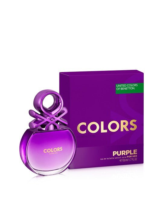 United Colors of Benetton Colours Purple Eau De Toilette Spray 50ml - Fragrance London