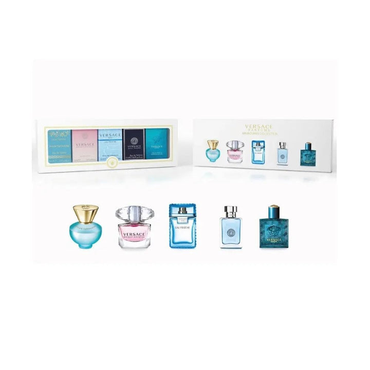 Versace Miniatures Unisex Gift Set (5 x Eau De Toilette Spray 5ml) - Fragrance London