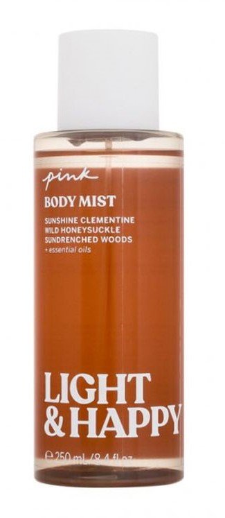 Victoria's Secret Pink Light & Happy Body Mist 250ml - Fragrance London