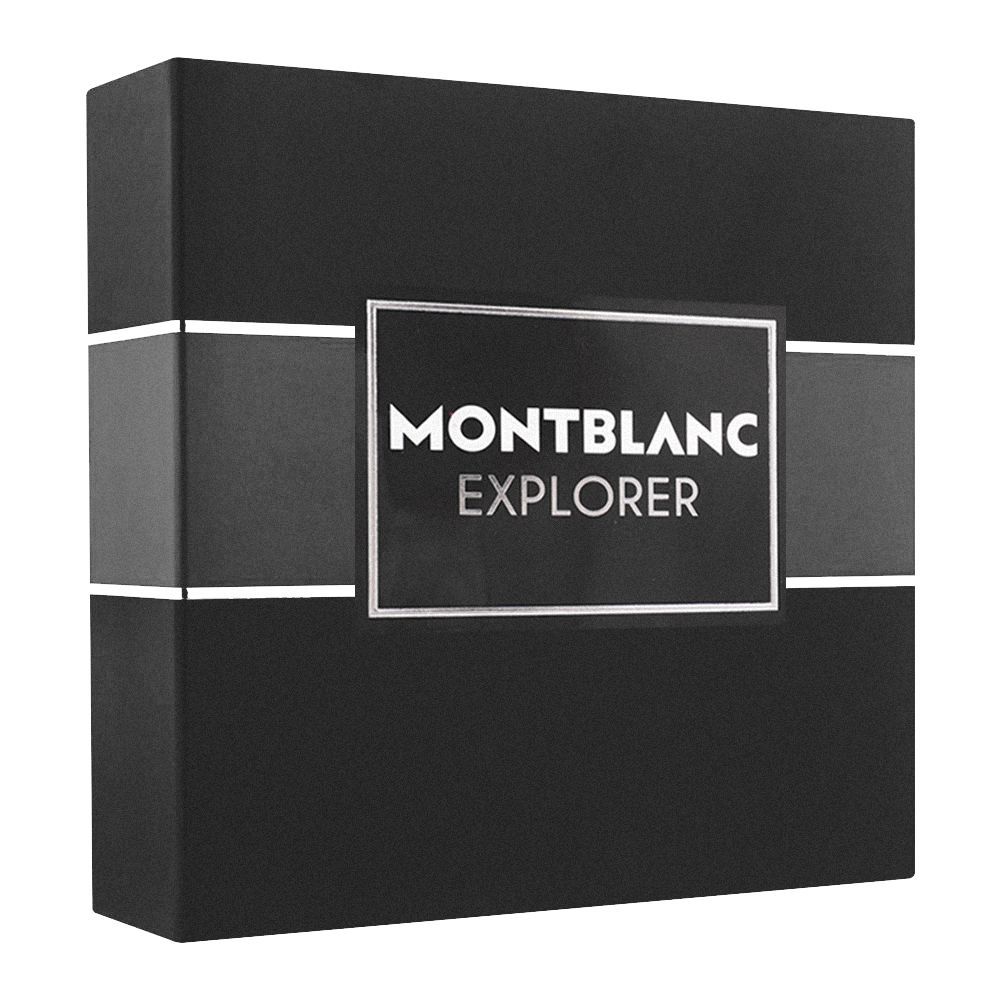 Mont Blanc Explorer Gift Set (Eau De Parfum Spray 100ml + Eau De Parfum Spray 7.5ml + Shower Gel 100ml)