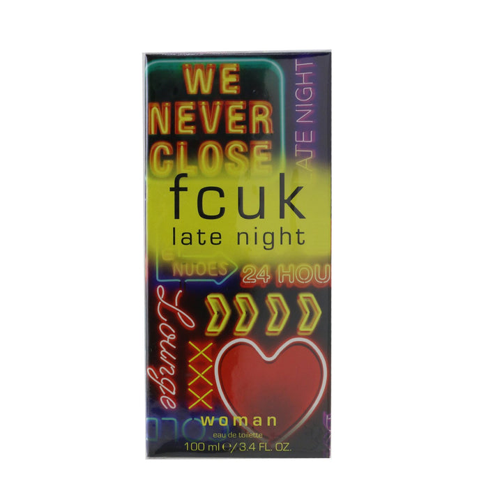 Fcuk Late Night Eau De Toilette Spray 100ml