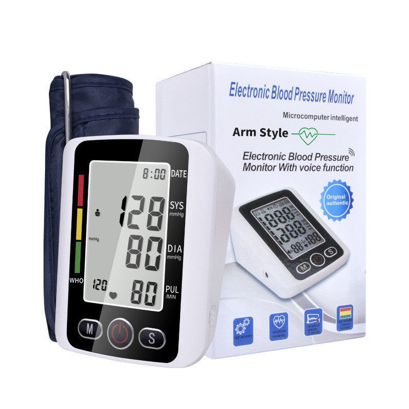 Smart Electronic Blood Pressure Monitor with Voice Function