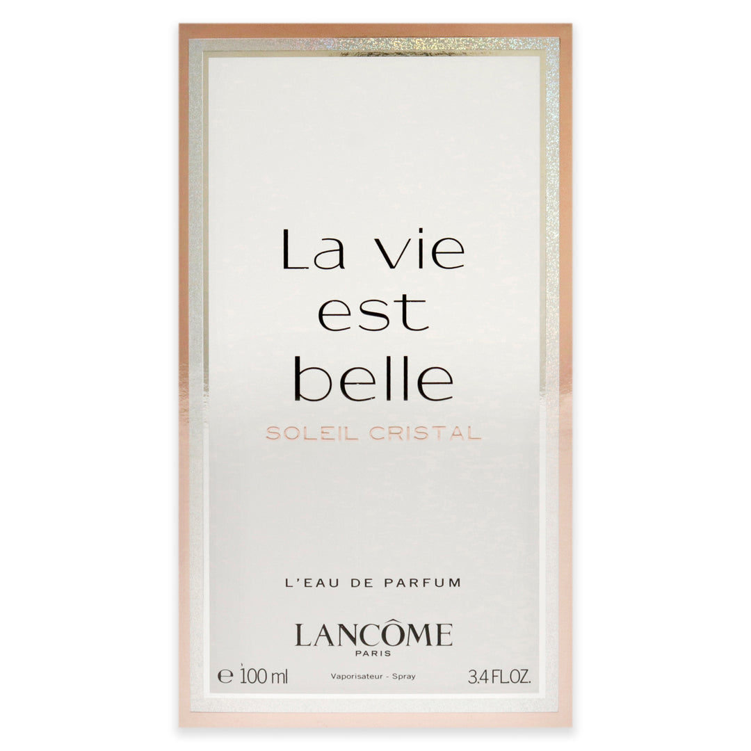 Lancome La Vie Est Belle Soleil Cristal Eau De Parfum Spray 100ml