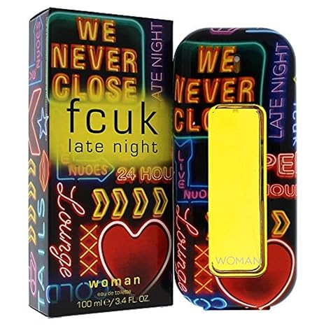 Fcuk Late Night Eau De Toilette Spray 100ml