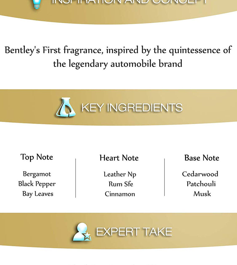 Bentley For Men Eau de Toilette Spray 100ml