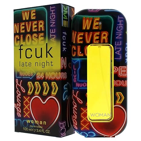 Fcuk Late Night Eau De Toilette Spray 100ml