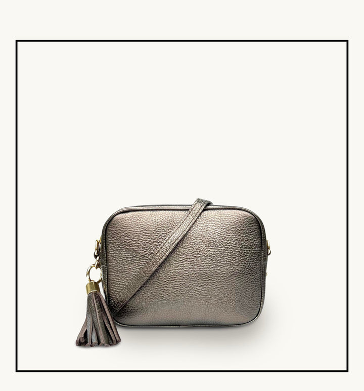 Apatchy London The Tassel Leather Crossbody Bag