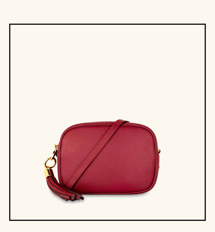 Apatchy London The Tassel Leather Crossbody Bag